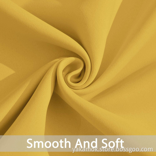 Mustard Yellow Blackout Curtains
